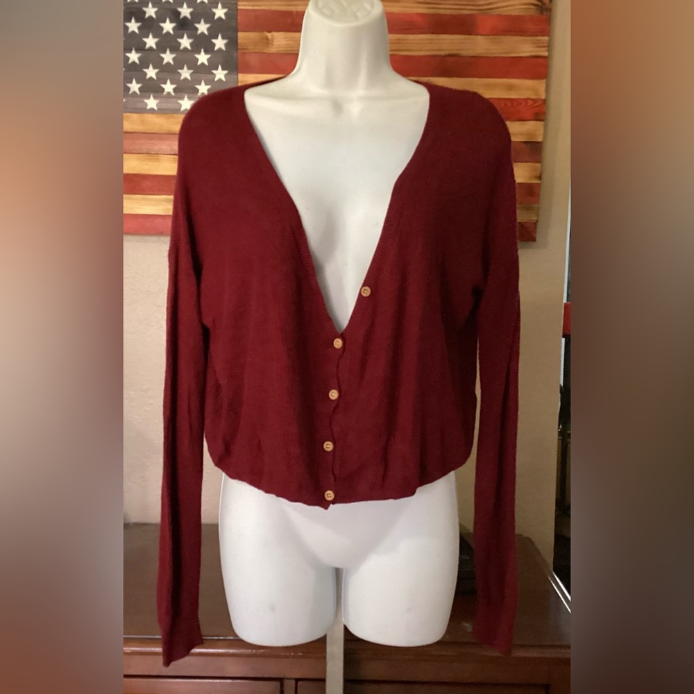 I Joah cropped cardigan. S